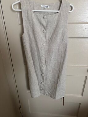 Reformation Danna Linen Dress